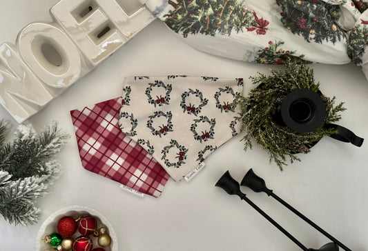 RUSTIC WREATHS DOG BANDANA
